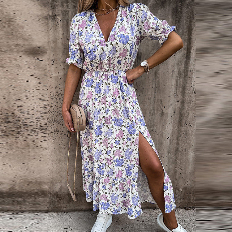 Naila™ - Elegant Floral Dress