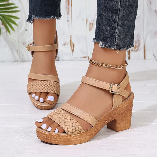 Shira™ - Woven Platform Sandals